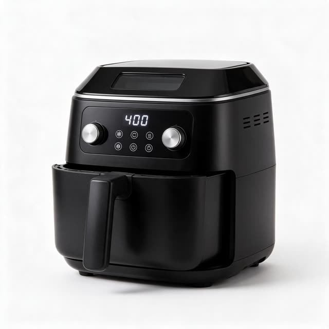 Fritadeira Air Fryer 5L Digital 1500W Preta