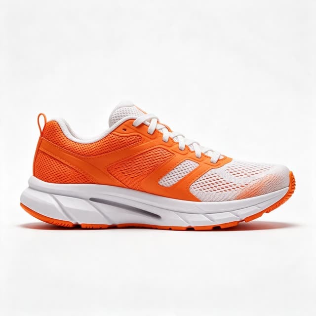 Tênis de Corrida Masculino Ultra Leve Laranja